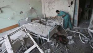 حصار المستشفيات في غزة
