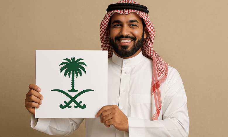رموز شعار المملكة العربية السعودية ولماذا تم اختياره بهذا الشكل؟