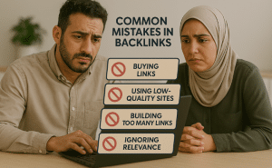 الأخطاء الشائعة في استخدام الروابط الخلفية