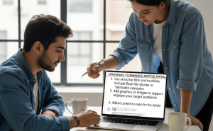 استراتيجيات لزيادة جاذبية المقال