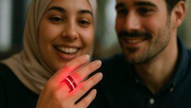 خاتم كشف خيانة الحبيب تكنولوجيا ذكية لمراقبة المشاعر والخصوصية