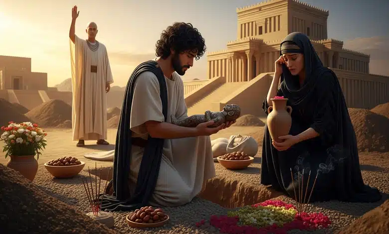 طقوس الموت والدفن عند البابليين
